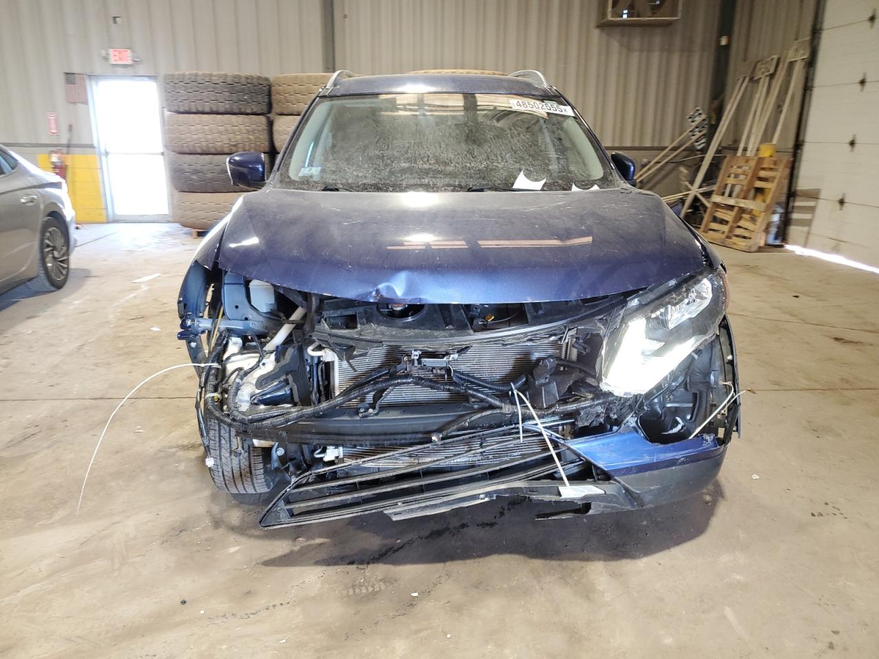2019 Nissan Rogue VIN JN8AT2MV1KW393878 Copart auction photo, front end damage thumbnail 5