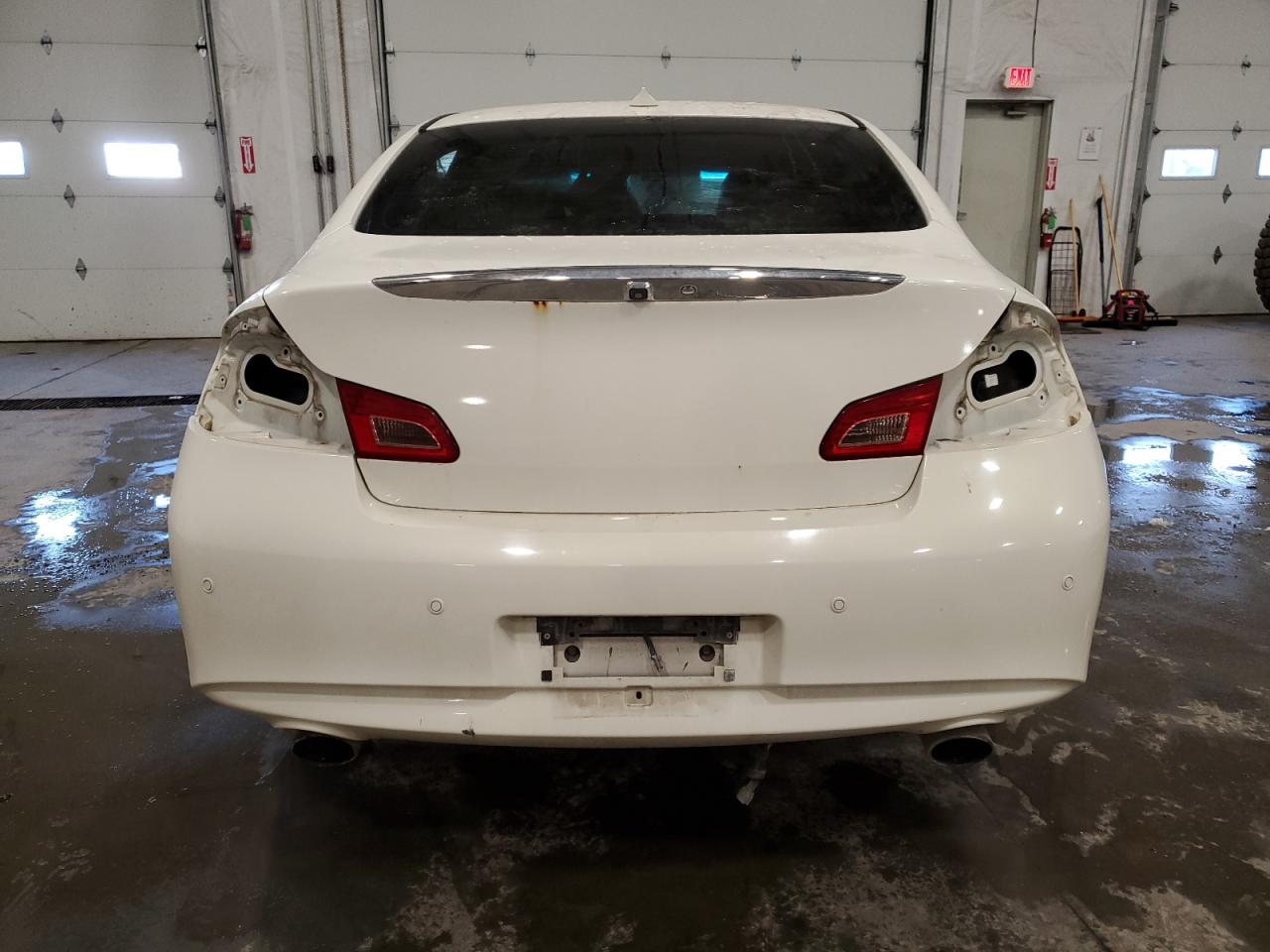 2013 Infiniti G VIN JN1CV6AR0DM760980 Copart auction photo, all over damage thumbnail 6
