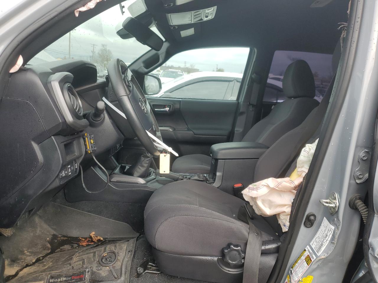 2019 Toyota Tacoma VIN 5TFCZ5AN1KX203127 Copart auction photo, side / undercarriage damage thumbnail 7