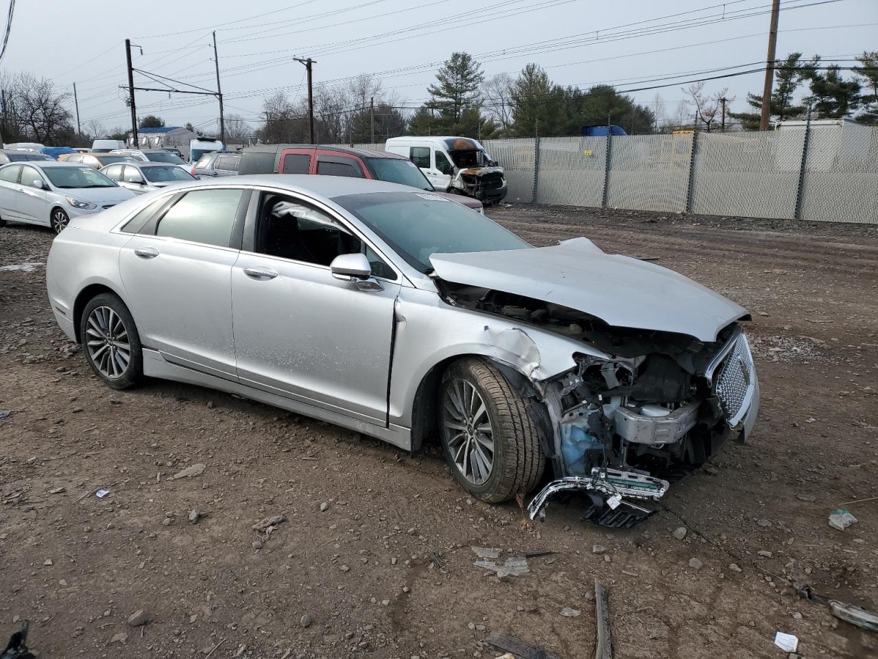 2018 Lincoln MKZ VIN 3LN6L5A9XJR626955 Copart auction photo, front end / rear end damage thumbnail 4