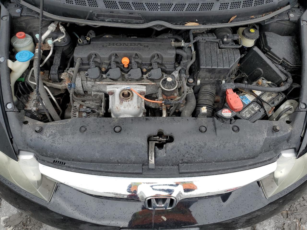 2010 Honda Civic VIN 2HGFA1F55AH563351 Copart auction photo, rear end / side damage thumbnail 11