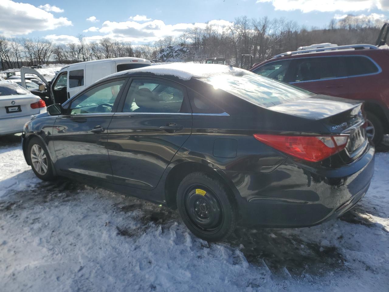 2011 Hyundai Sonata VIN 5NPEB4AC9BH198583 Copart auction photo, front end / undercarriage damage thumbnail 2