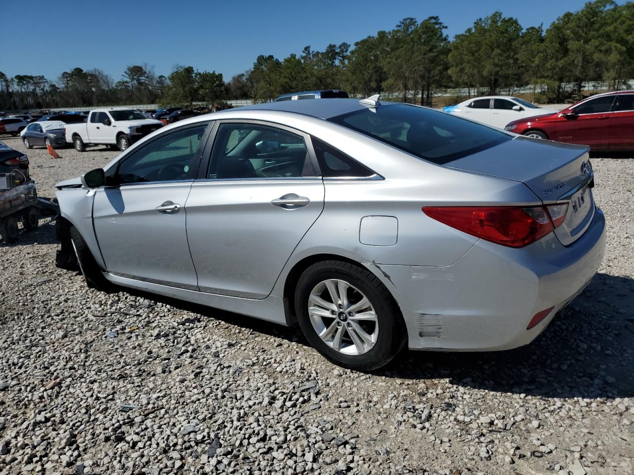 2014 Hyundai Sonata VIN 5NPEB4AC0EH939448 Copart auction photo, all over / minor dent/scratches damage thumbnail 2