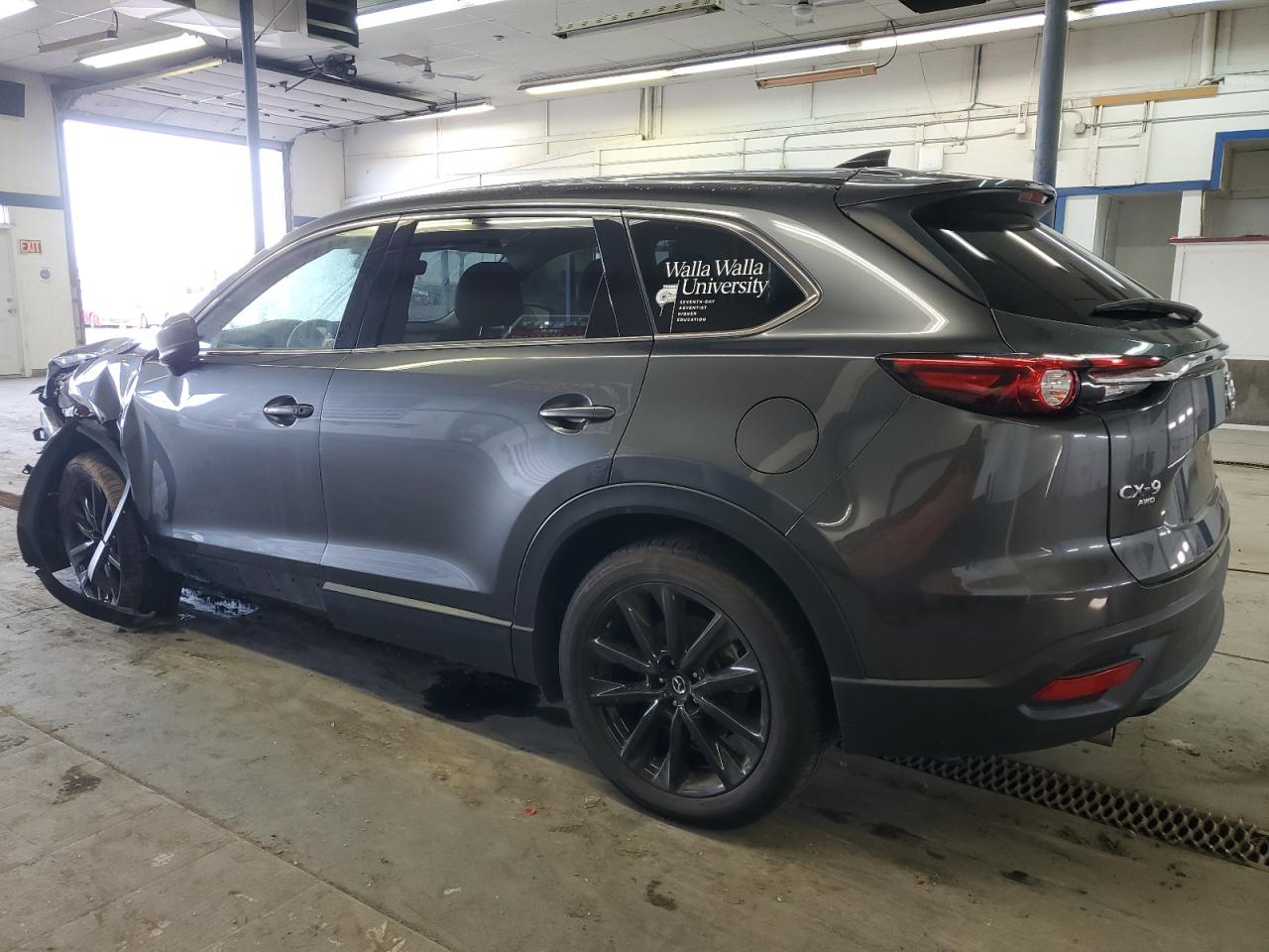 2023 Mazda CX-9 VIN JM3TCBAY8P0649955 Copart auction photo, front end / side damage thumbnail 2