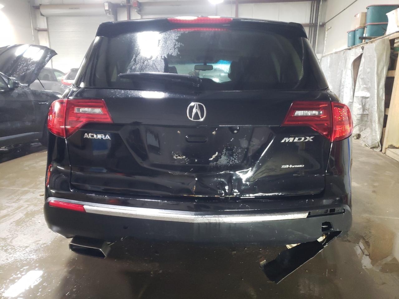 2011 Acura MDX VIN 2HNYD2H66BH522331 Copart auction photo, rear end damage thumbnail 6