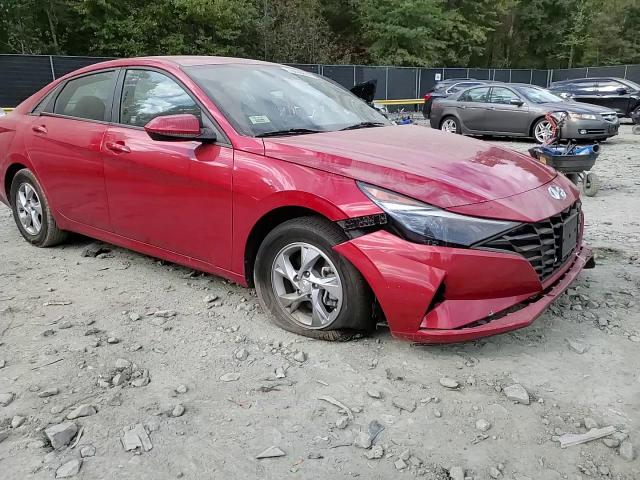 2021 Hyundai Elantra VIN 5NPLL4AG5MH034872 Copart auction photo, front end / side damage thumbnail 11
