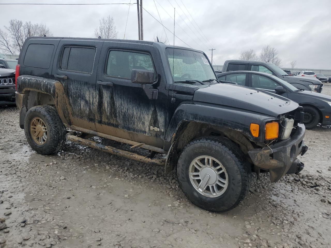 2006 Hummer H3 VIN 5GTDN136X68205918 Copart auction photo, front end damage thumbnail 4