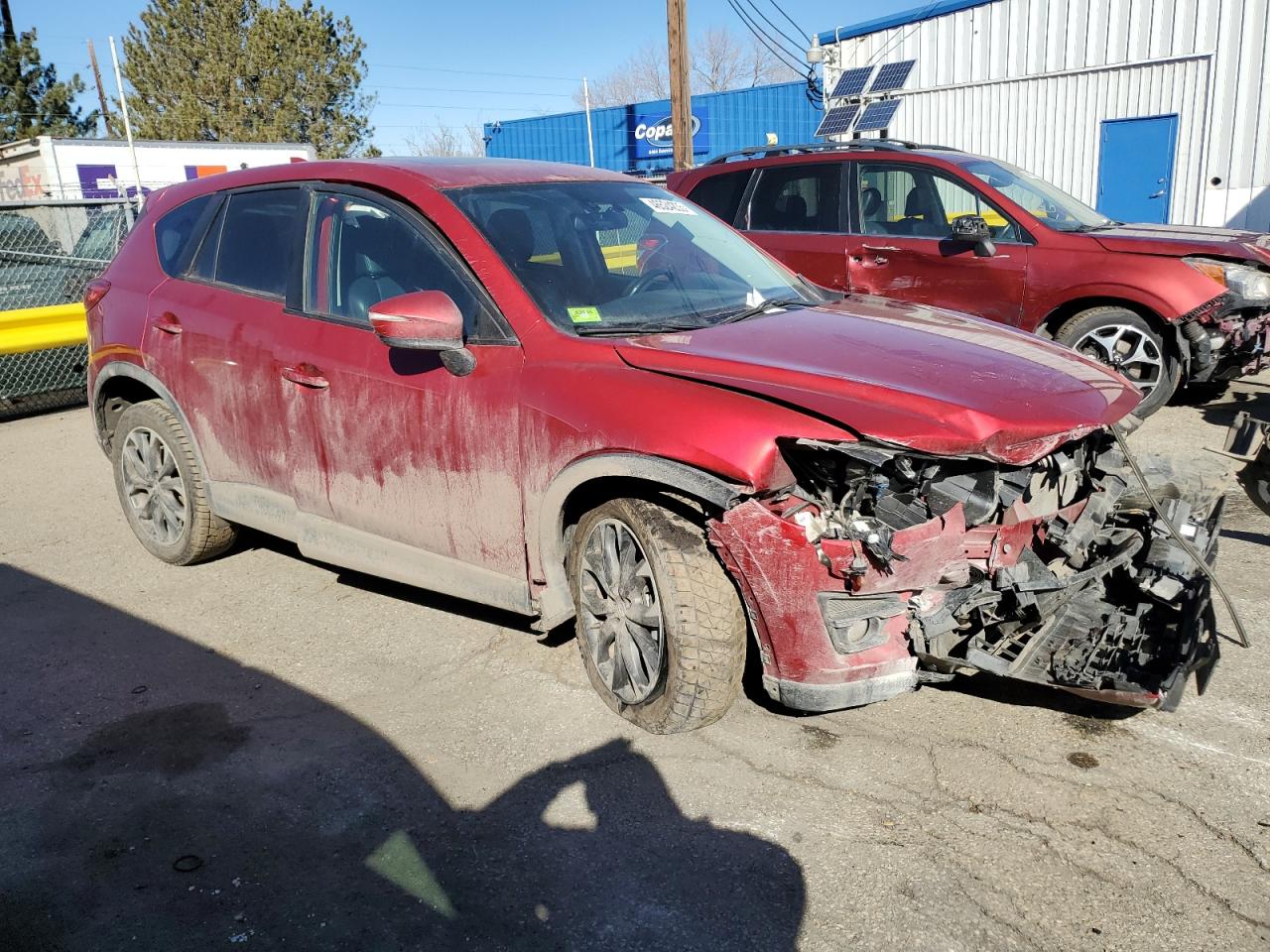 2016 Mazda CX-5 VIN JM3KE4DY0G0838533 Copart auction photo, front end damage thumbnail 4