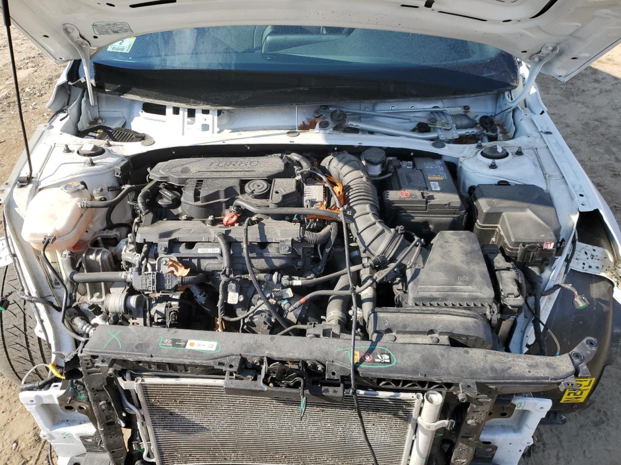 2023 Hyundai Elantra VIN KMHLR4AF2PU463964 Copart auction photo, front end / side damage thumbnail 11