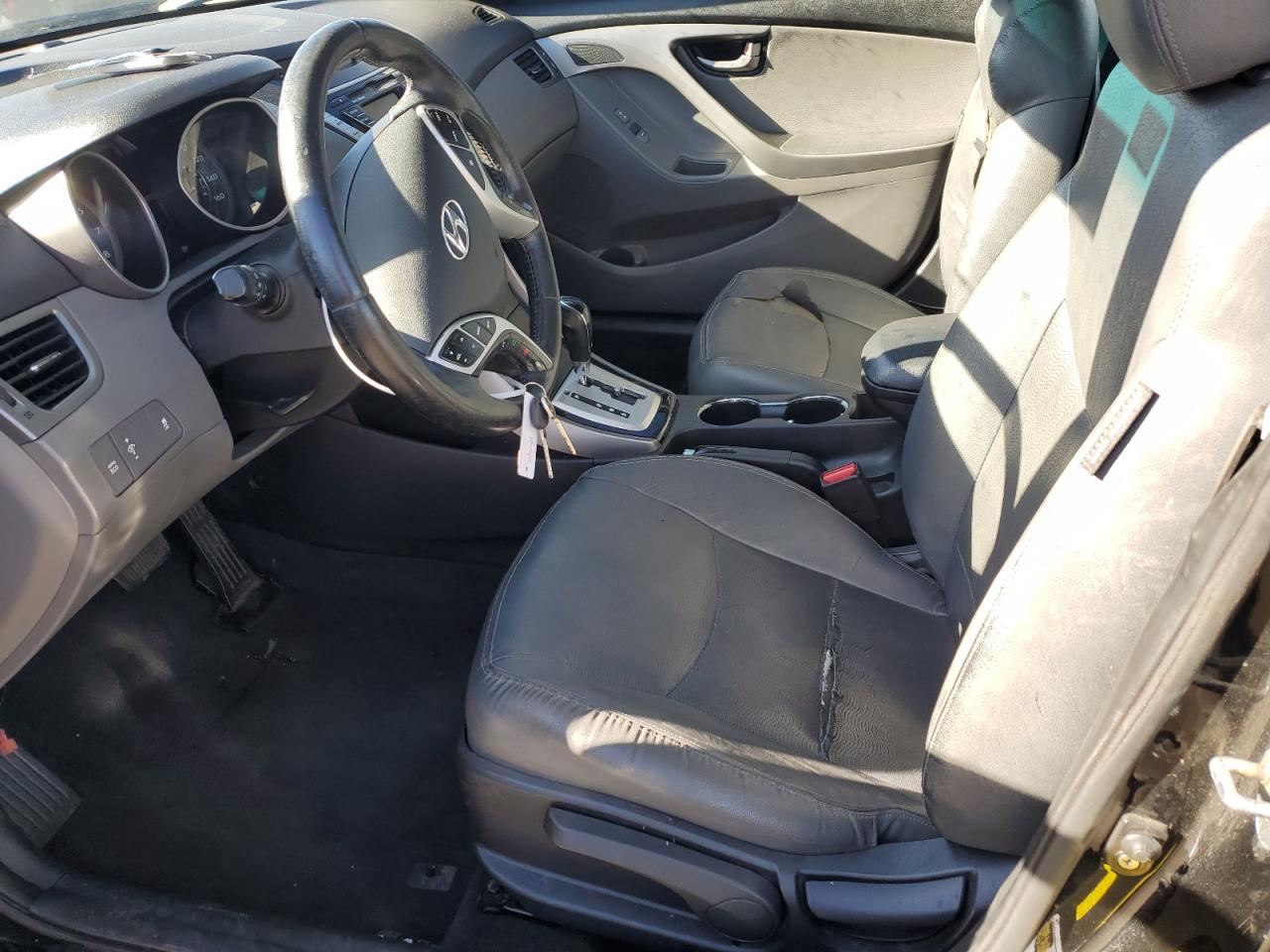 2012 Hyundai Elantra VIN KMHDH4AE7CU272310 Copart auction photo, front end damage thumbnail 7