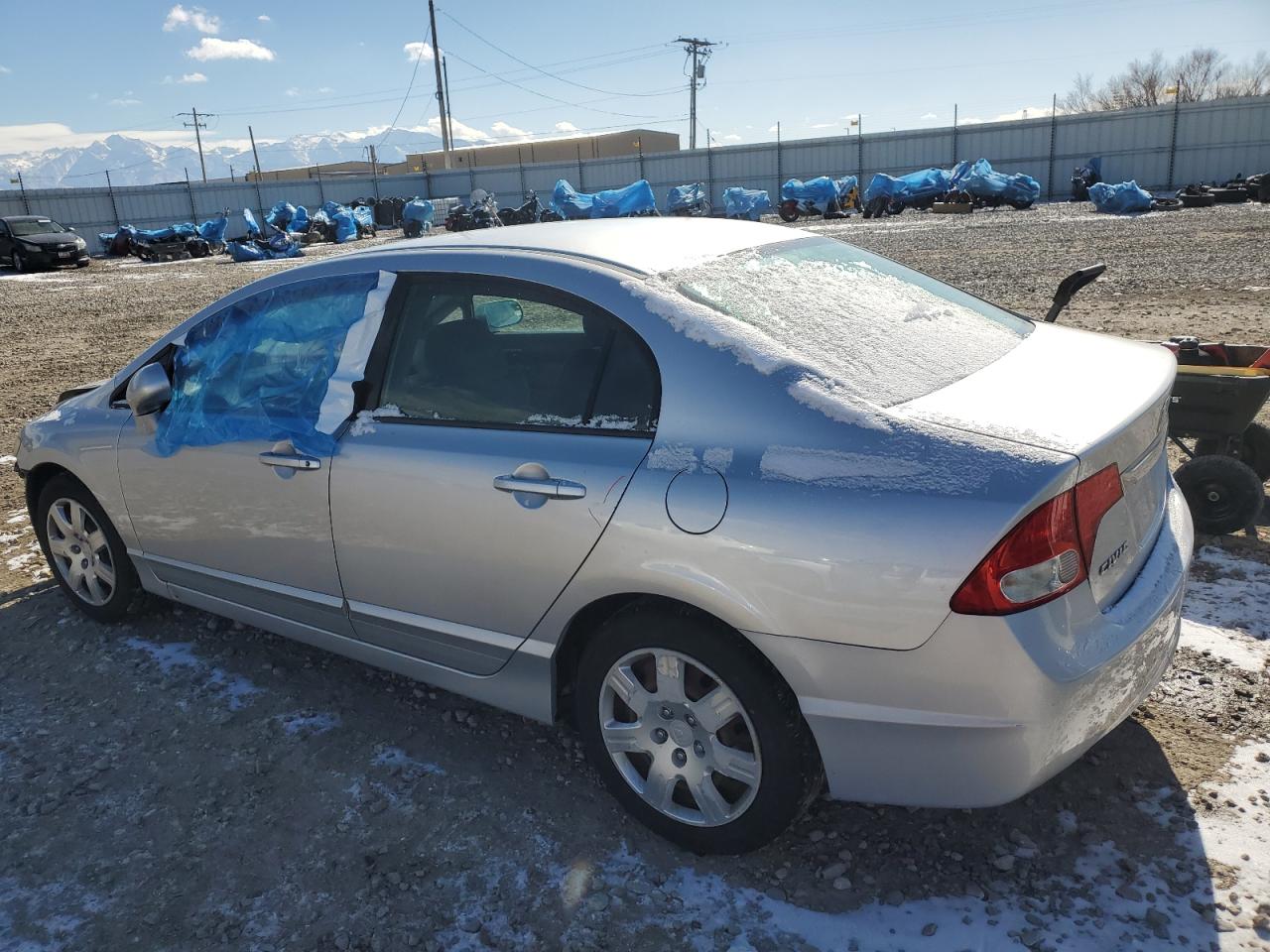 2010 Honda Civic VIN 2HGFA1F57AH529766 Copart auction photo, front end / all over damage thumbnail 2