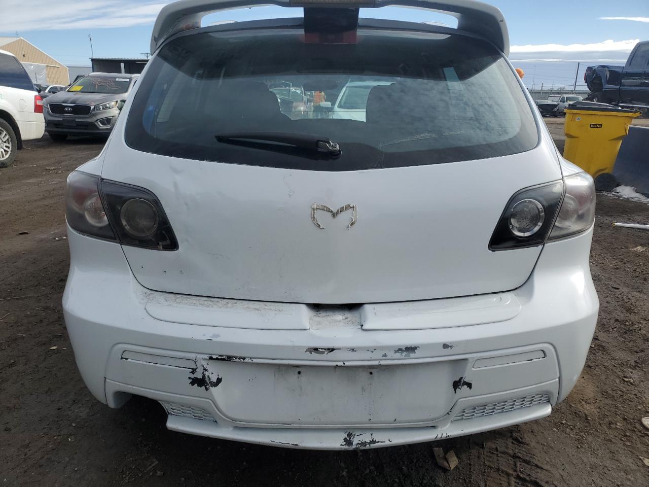 2007 Mazda 3 VIN JM1BK34L671655440 Copart auction photo, front end damage thumbnail 6