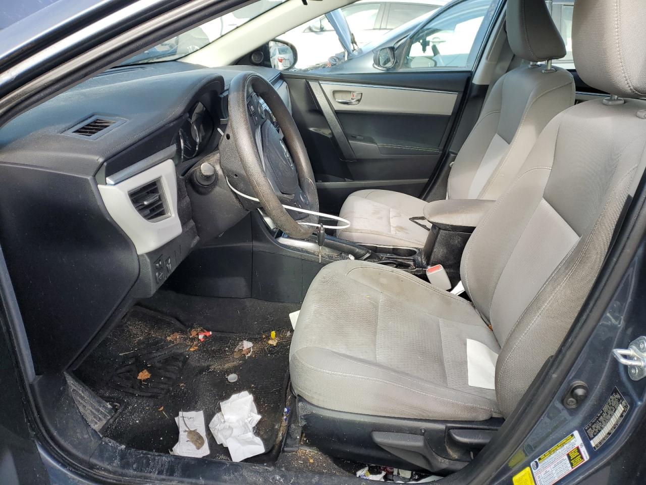 2015 Toyota Corolla VIN 2T1BURHE5FC443325 Copart auction photo, front end damage thumbnail 7