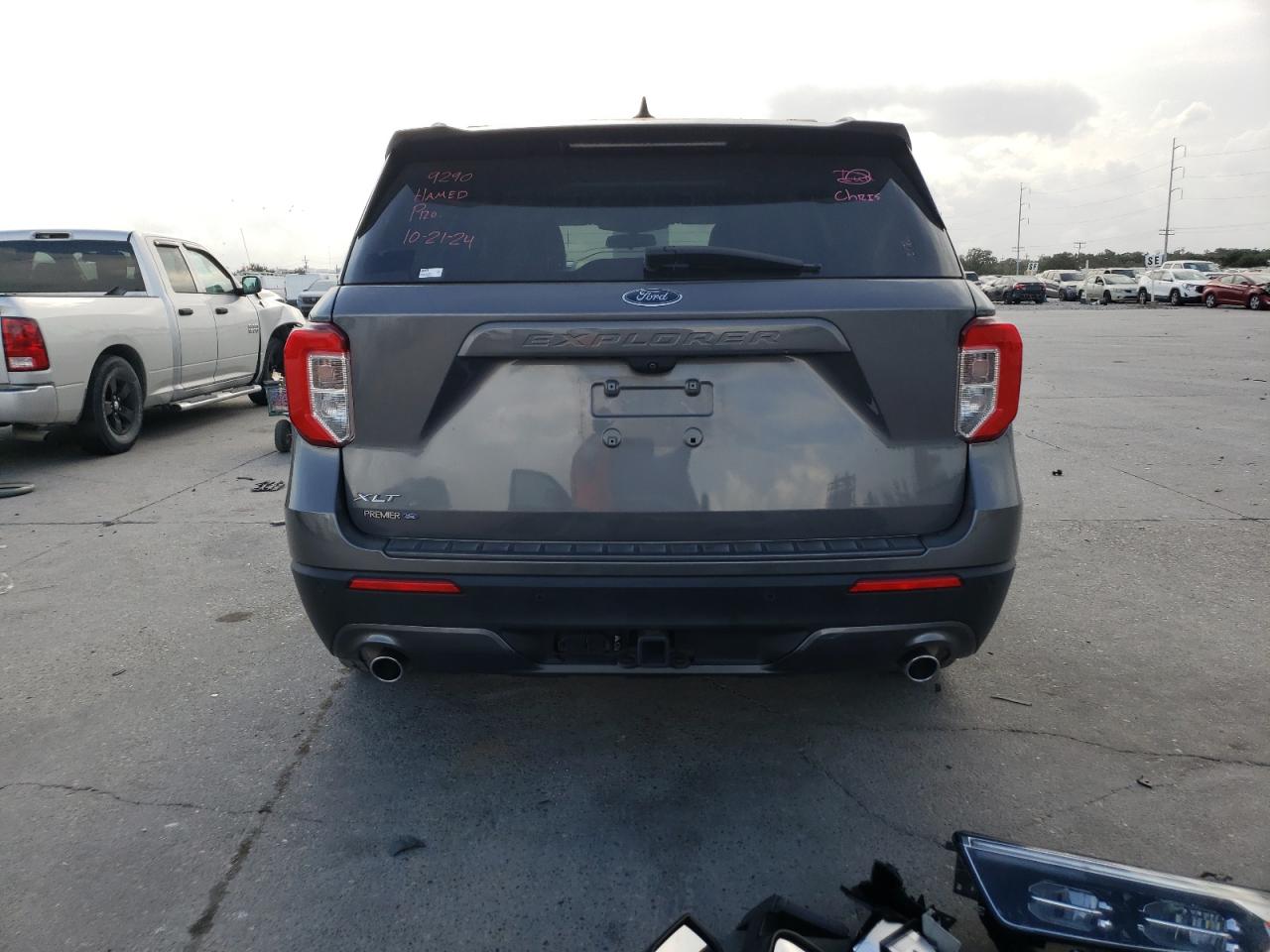 2021 Ford Explorer VIN 1FMSK7DH6MGA56352 Copart auction photo, front end damage thumbnail 6