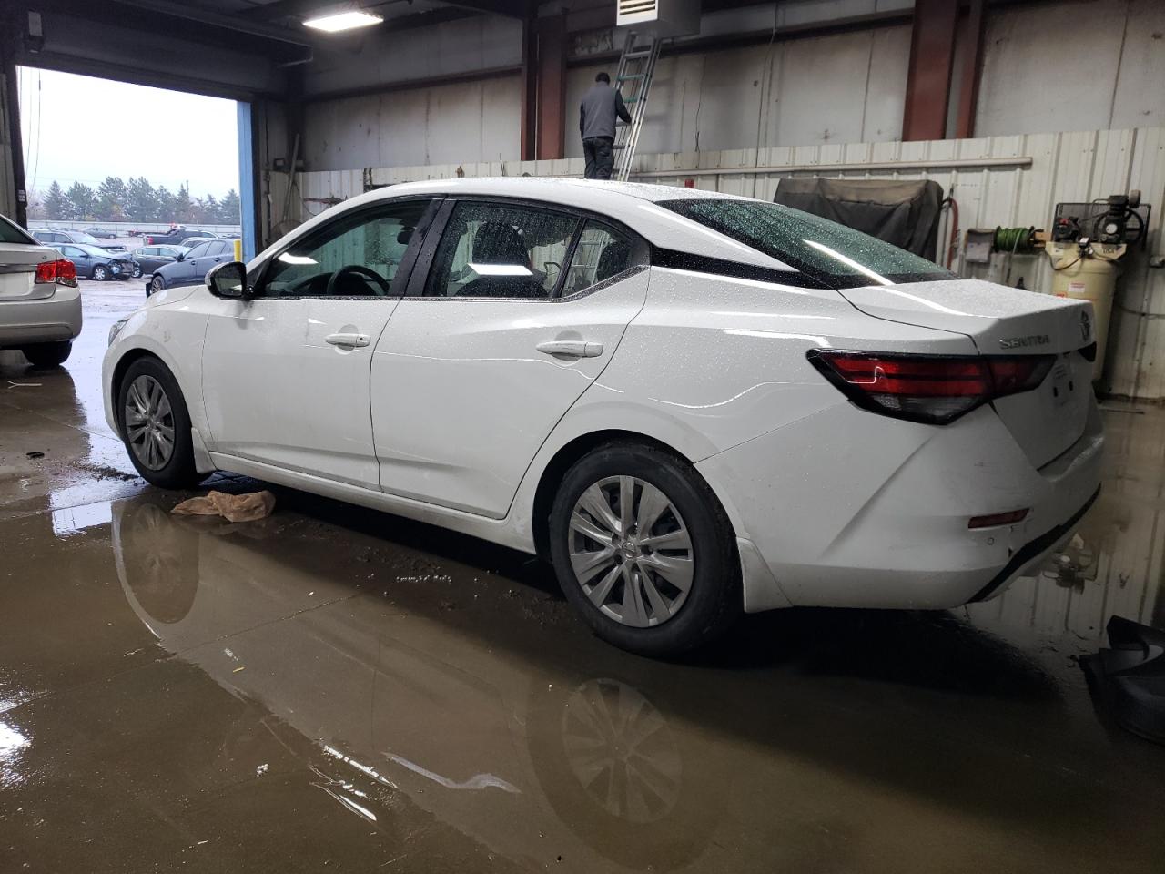 2020 Nissan Sentra VIN 3N1AB8BV5LY221855 Copart auction photo, side damage thumbnail 2