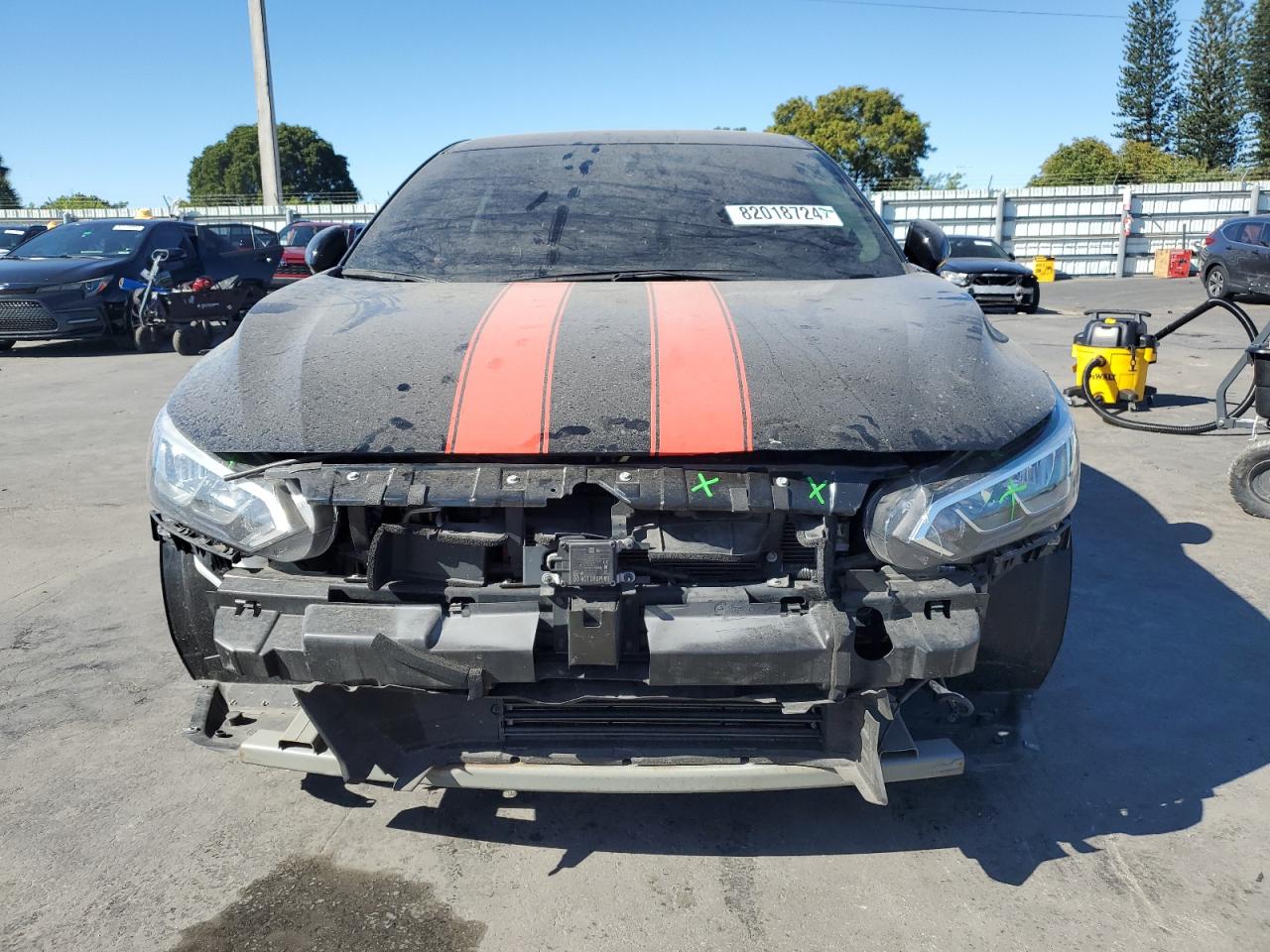 2020 Nissan Sentra VIN 3N1AB8CV2LY291117 Copart auction photo, front end damage thumbnail 5