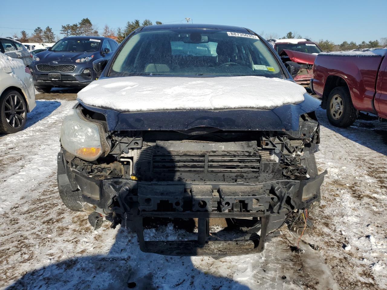2012 Ford Focus VIN 1FAHP3M20CL276120 Copart auction photo, front end / undercarriage damage thumbnail 5