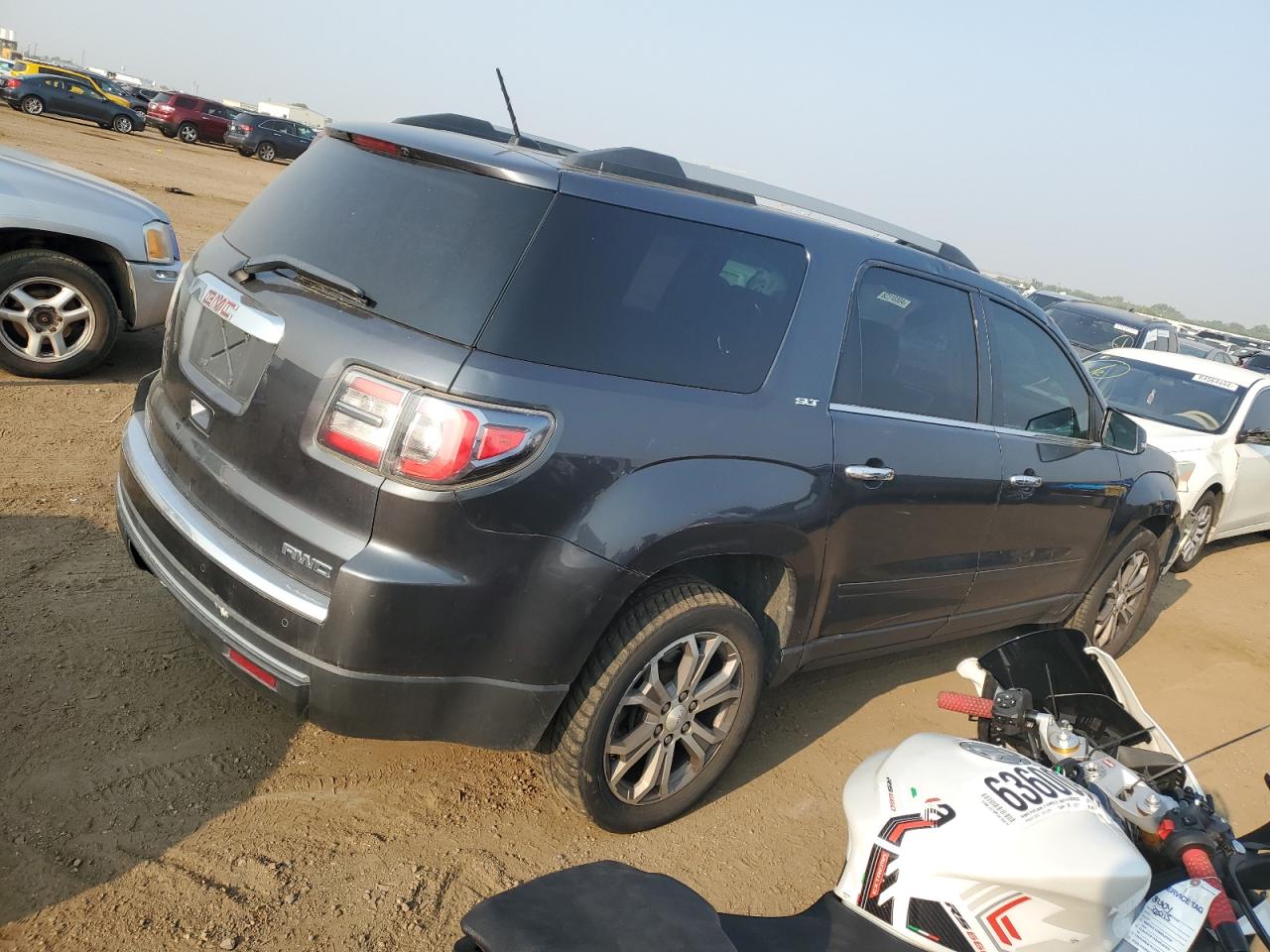 2013 GMC Acadia VIN 1GKKVRKD1DJ210643 Copart auction photo, hail / front end damage thumbnail 3