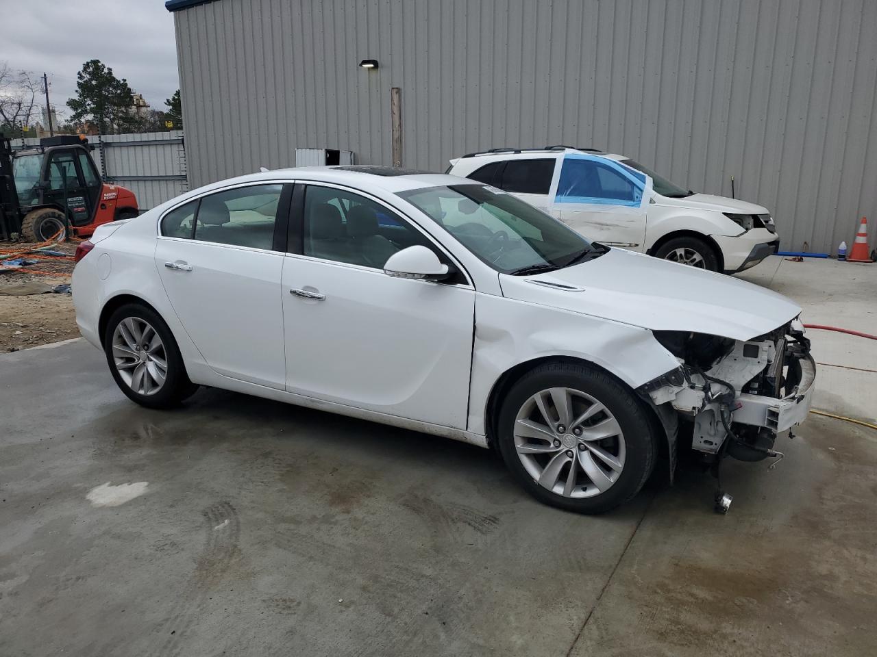 2014 Buick Regal VIN 2G4GN5EX5E9229608 Copart auction photo, front end damage thumbnail 4
