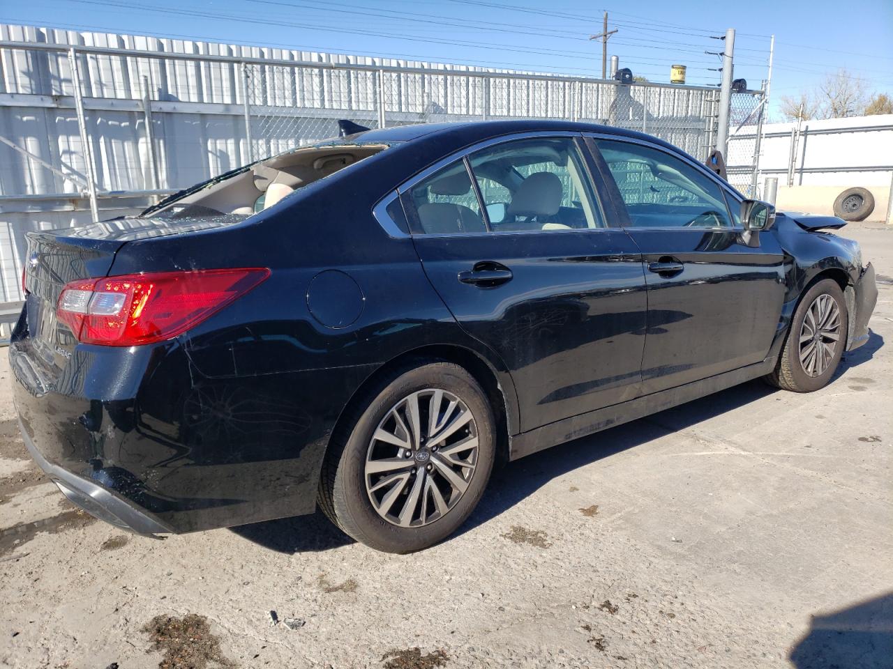 2018 Subaru Legacy VIN 4S3BNAF60J3044513 Copart auction photo, rear end / hail damage thumbnail 3