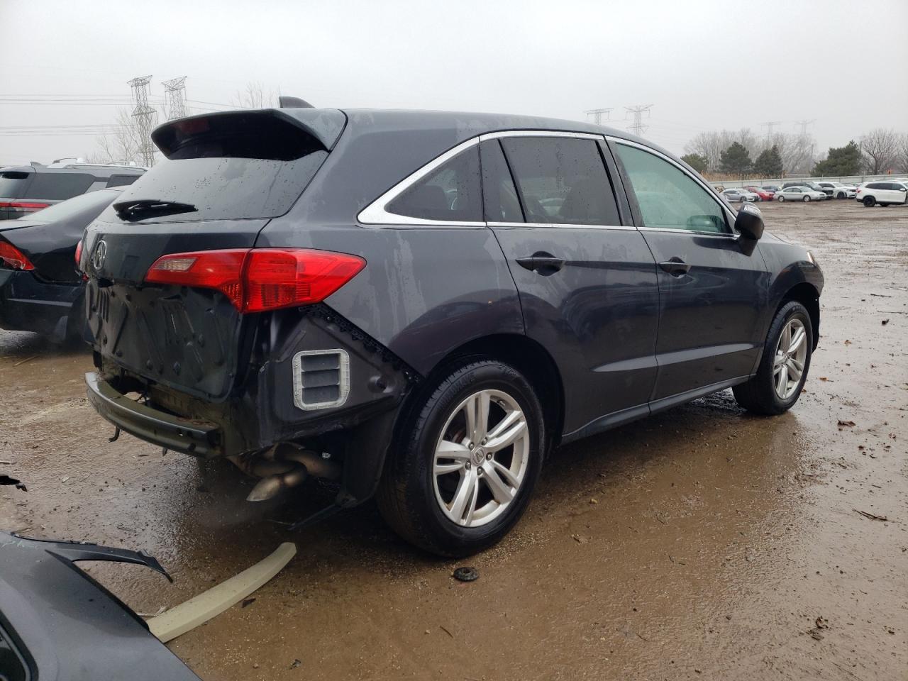 2013 Acura RDX VIN 5J8TB4H35DL010297 Copart auction photo, rear end / front end damage thumbnail 3