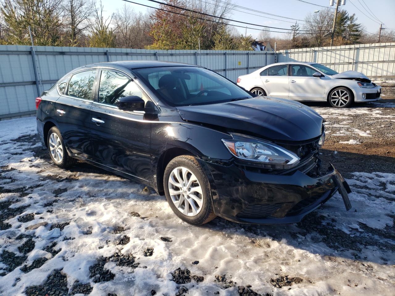 2019 Nissan Sentra VIN 3N1AB7APXKY410299 Copart auction photo, front end damage thumbnail 4