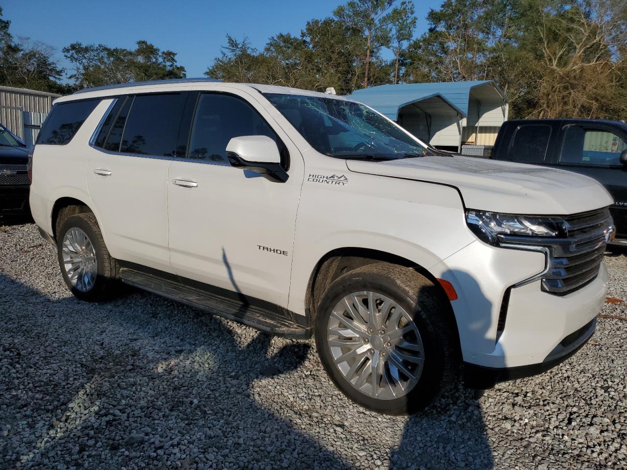 2023 Chevrolet Tahoe VIN 1GNSKTKLXPR549617 Copart auction photo, top/roof damage thumbnail 4