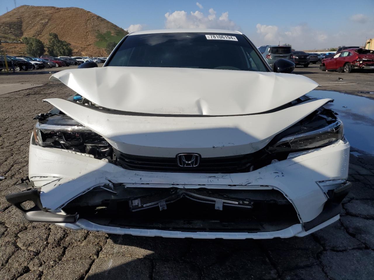 2024 Honda Civic VIN 2HGFE2F54RH547342 Copart auction photo, front end / rear end damage thumbnail 5