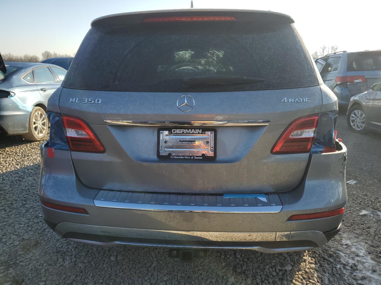 2015 Mercedes-Benz M-klasse VIN 4JGDA5HB5FA548348 Copart auction photo, rear end damage thumbnail 6