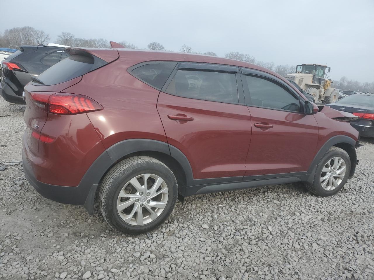 2019 Hyundai Tucson VIN KM8J23A45KU977255 Copart auction photo, front end damage thumbnail 3