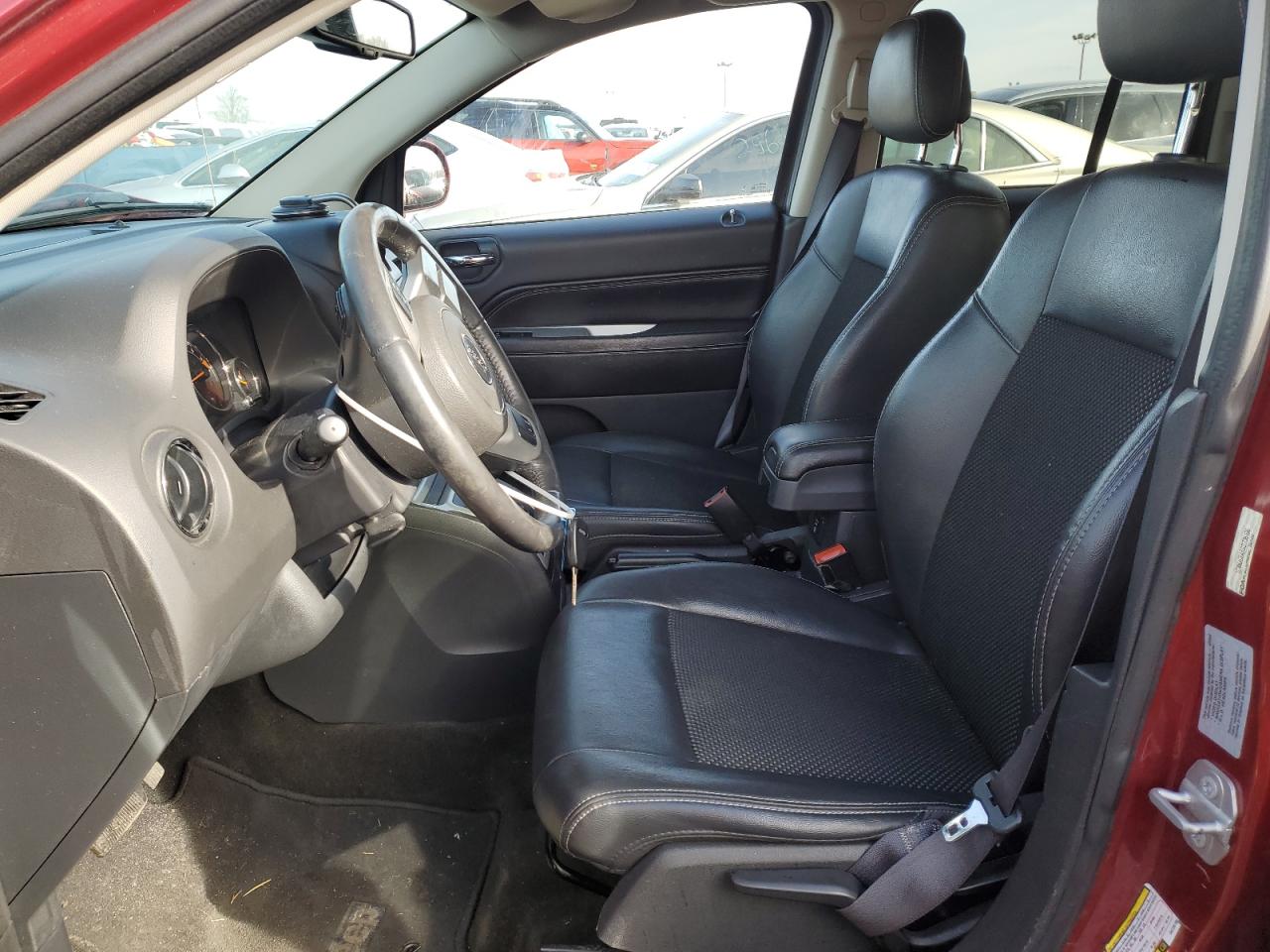 2016 Jeep Compass VIN 1C4NJCEA6GD735106 Copart auction photo, front end / mechanical damage thumbnail 7