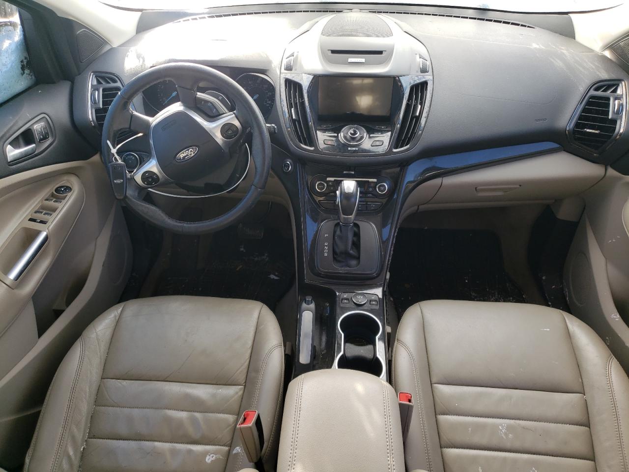 2016 Ford Escape VIN 1FMCU9J90GUB86012 Copart auction photo, all over damage thumbnail 8