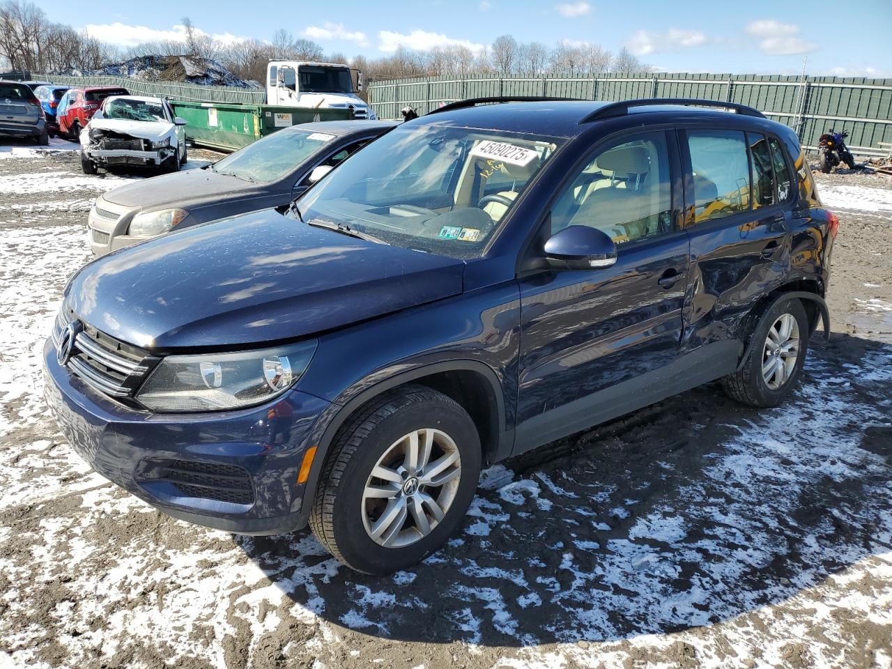 2016 Volkswagen Tiguan VIN WVGBV7AX9GW574405