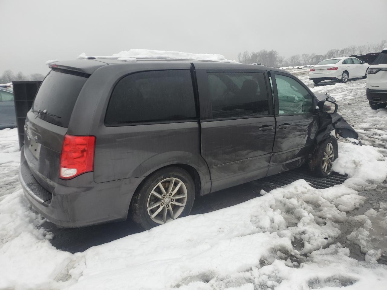 2014 Dodge Caravan VIN 2C4RDGBG4ER459446 Copart auction photo, front end / undercarriage damage thumbnail 3