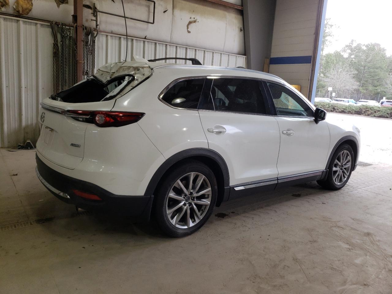 2019 Mazda CX-9 VIN JM3TCBDY2K0313173 Copart auction photo, top/roof / rear end damage thumbnail 3