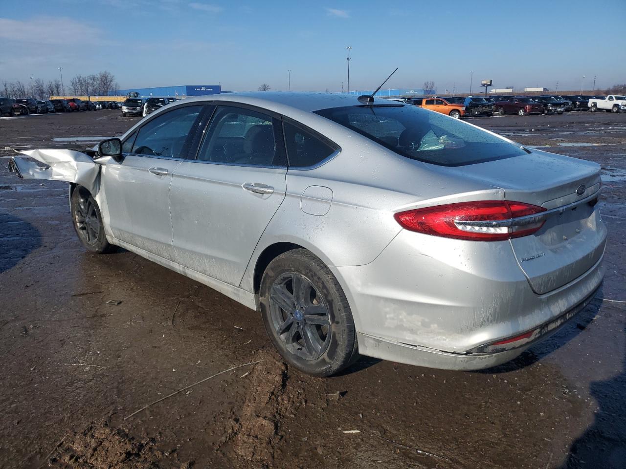 2018 Ford Fusion VIN 3FA6P0H71JR215708 Copart auction photo, front end damage thumbnail 2