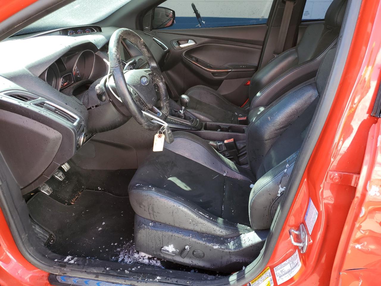 2018 Ford Focus VIN WF0DP3TH3J4127803 Copart auction photo, front end / side damage thumbnail 7