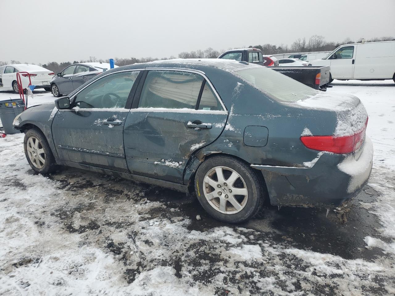2005 Honda Accord VIN 1HGCM66575A014259 Copart auction photo, front end / side damage thumbnail 2
