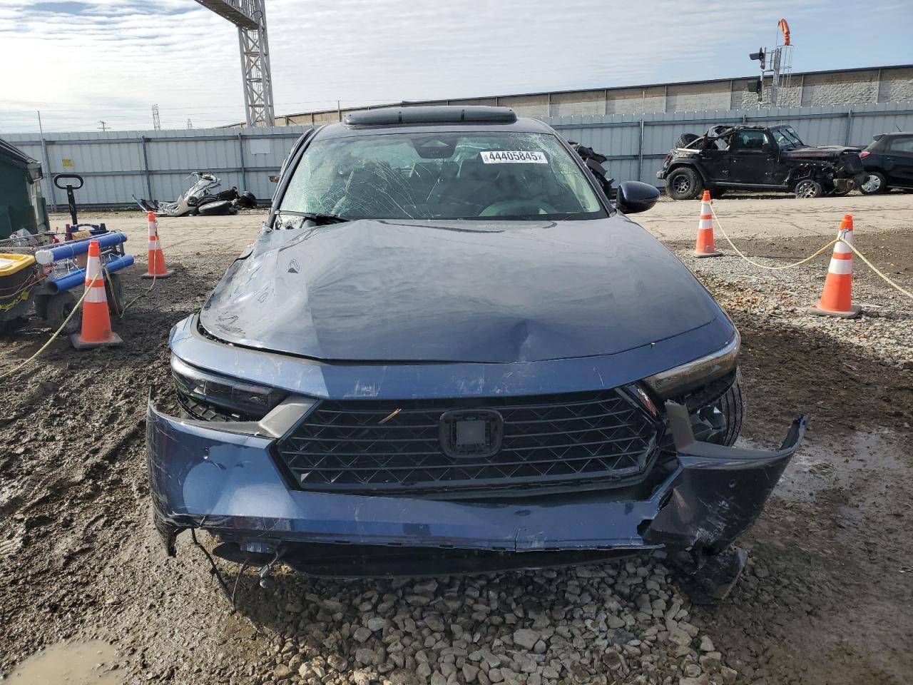 2024 Honda Accord VIN 1HGCY2F83RA097847 Copart auction photo, side / front end damage thumbnail 5