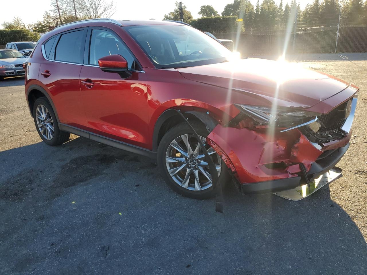 2020 Mazda CX-5 VIN JM3KFBDM8L1795059 Copart auction photo, front end damage thumbnail 4
