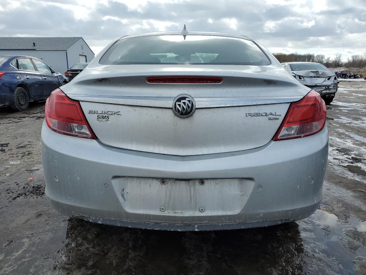 2011 Buick Regal VIN 2G4GR5ECXB9206077 Copart auction photo, front end damage thumbnail 6