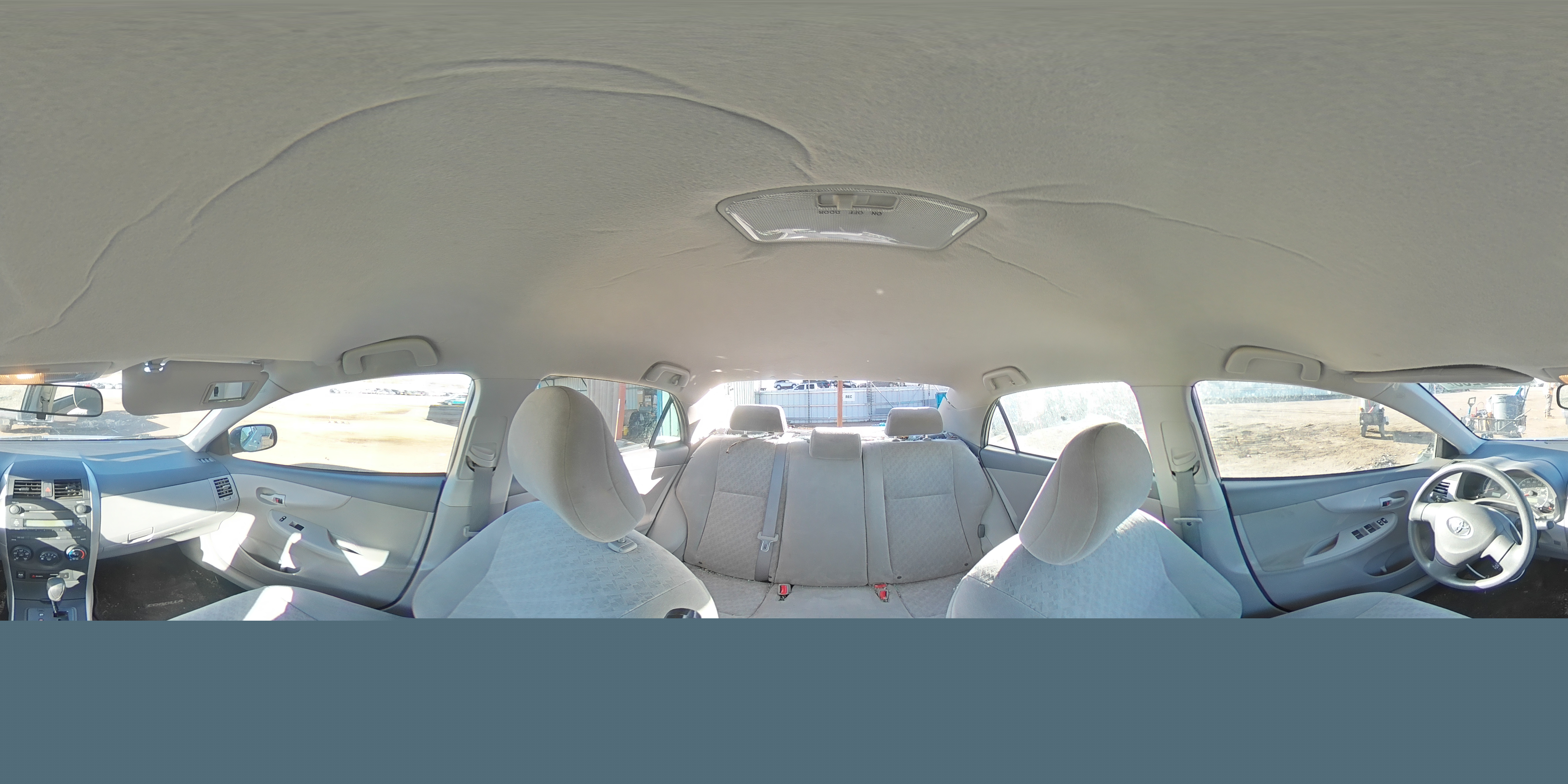 2009 Toyota Corolla VIN JTDBL40EX99064039 Copart auction photo, top/roof / rear end damage thumbnail 13