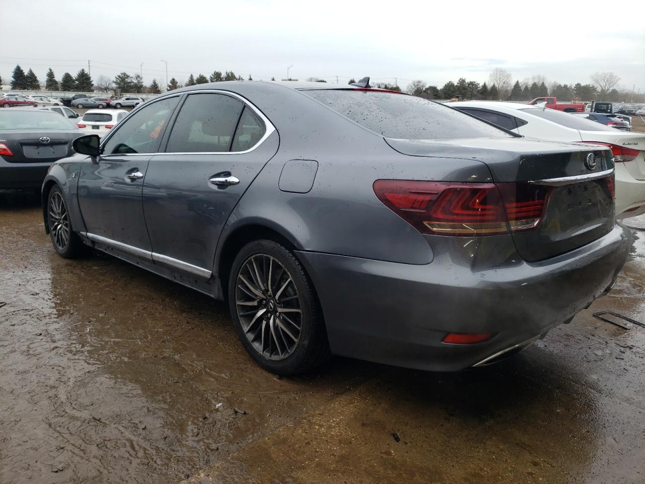 2013 Lexus LS VIN JTHCL5EF6D5019058 Copart auction photo, front end damage thumbnail 2