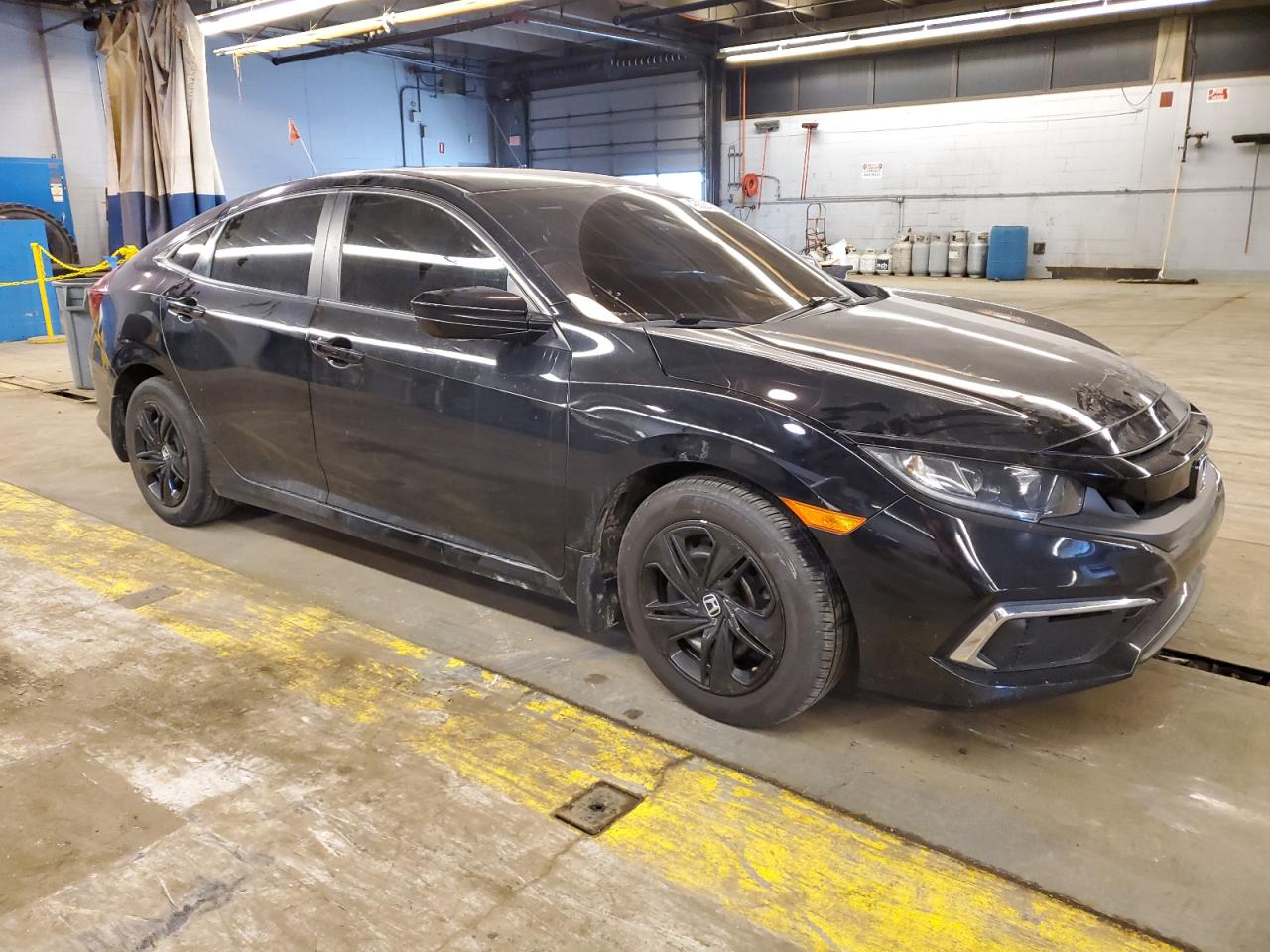 2019 Honda Civic VIN 19XFC2F66KE021955 Copart auction photo, burn - interior damage thumbnail 4