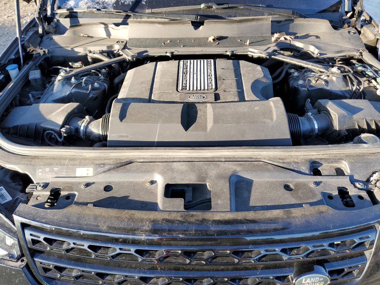 2019 Land Rover Discovery VIN SALRR2RVXKA086687 Copart auction photo, front end / side damage thumbnail 12