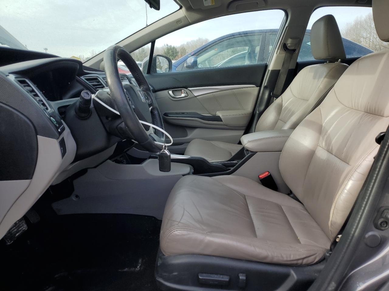 2015 Honda Civic VIN 19XFB2F94FE061194 Copart auction photo, side damage thumbnail 7