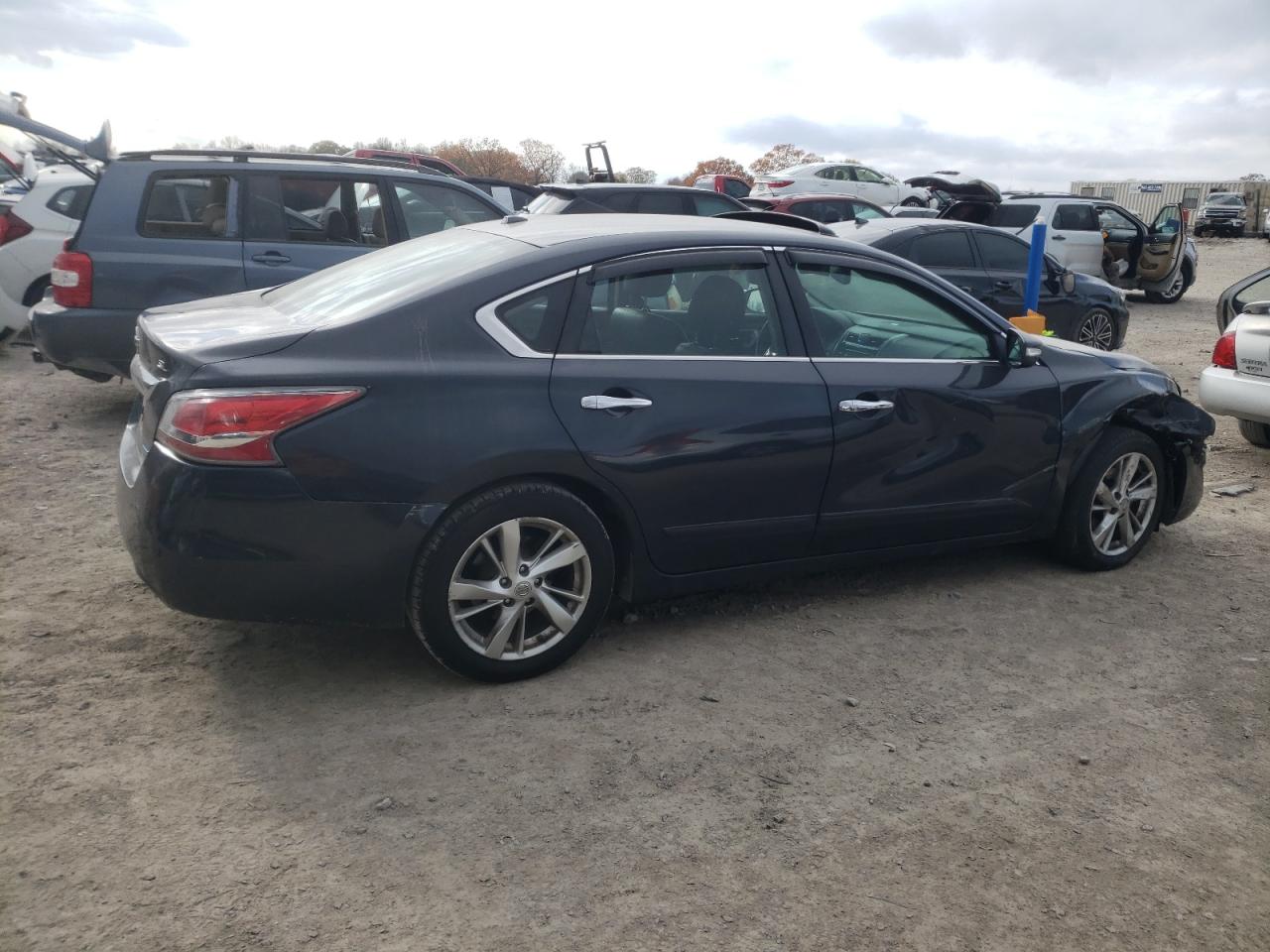 2014 Nissan Altima VIN 1N4AL3AP0EC145009 Copart auction photo, front end / side damage thumbnail 3