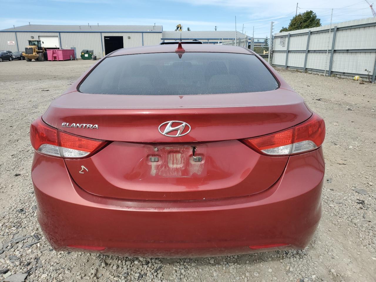 2011 Hyundai Elantra VIN KMHDH4AE1BU140481 Copart auction photo, front end damage thumbnail 6