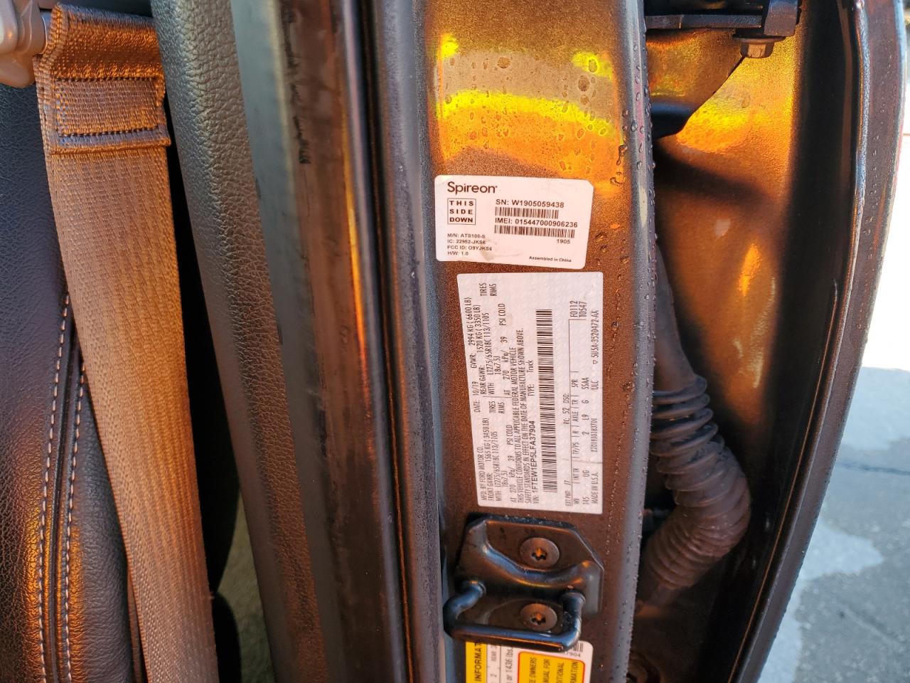 2020 Ford F-150 VIN 1FTEW1EP5LFA37904 Copart auction photo, front end damage thumbnail 13
