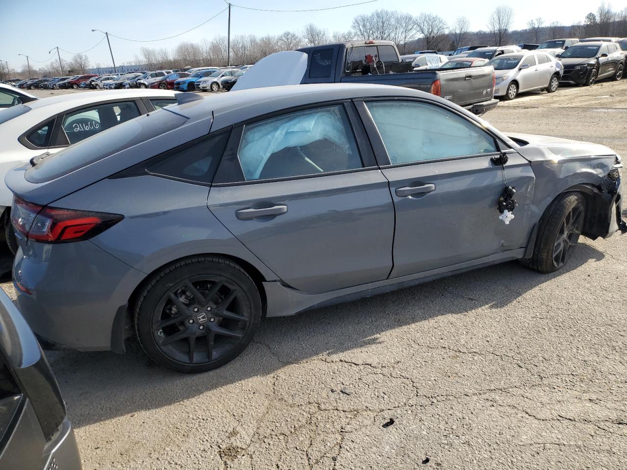 2025 Honda Civic VIN 19XFL2H83SE001872 Copart auction photo, side / undercarriage damage thumbnail 3